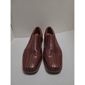 Sandro Moscoloni Shoes Mens size 12 Slip On Loafers Brown Leather Casual Comfort